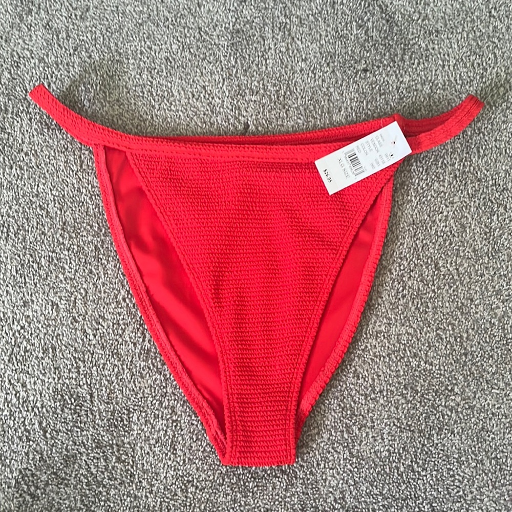 Red PACSUN swim bottoms